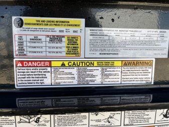 New 2023 Iron Bull Trailers 7X16 14K 36" Dump Trailer