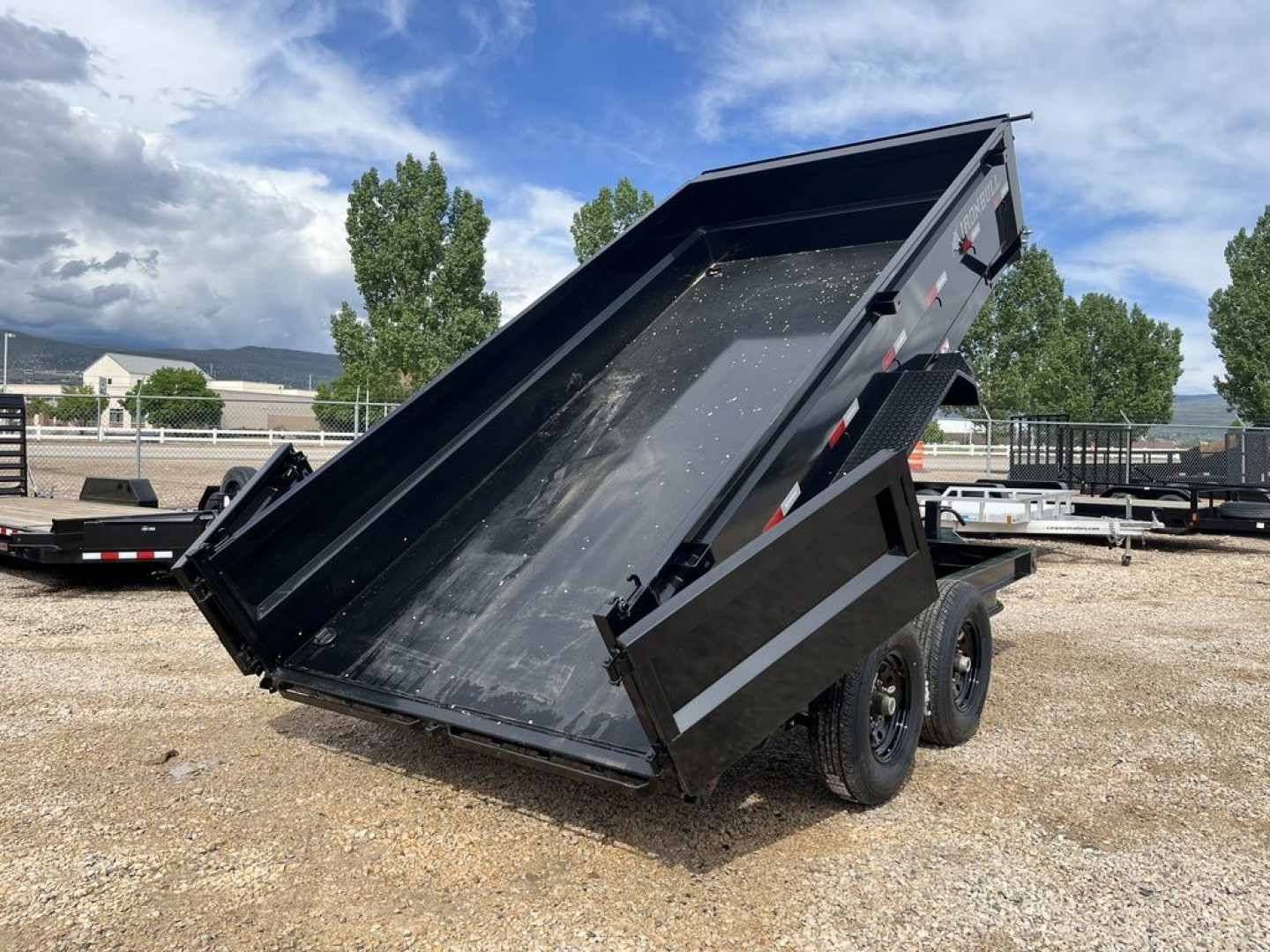 New 2024 Iron Bull Trailers 7X14 - 14K Dump Trailer W/ 24" Sides