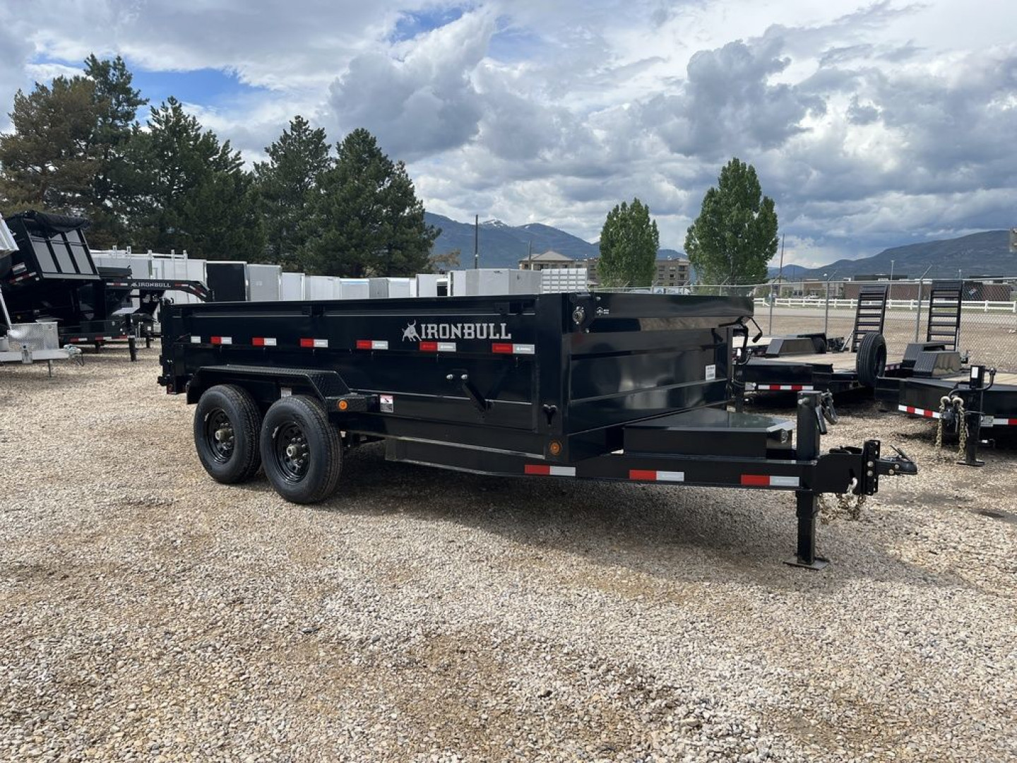 New 2024 Iron Bull Trailers 7X14 - 14K Dump Trailer W/ 24" Sides