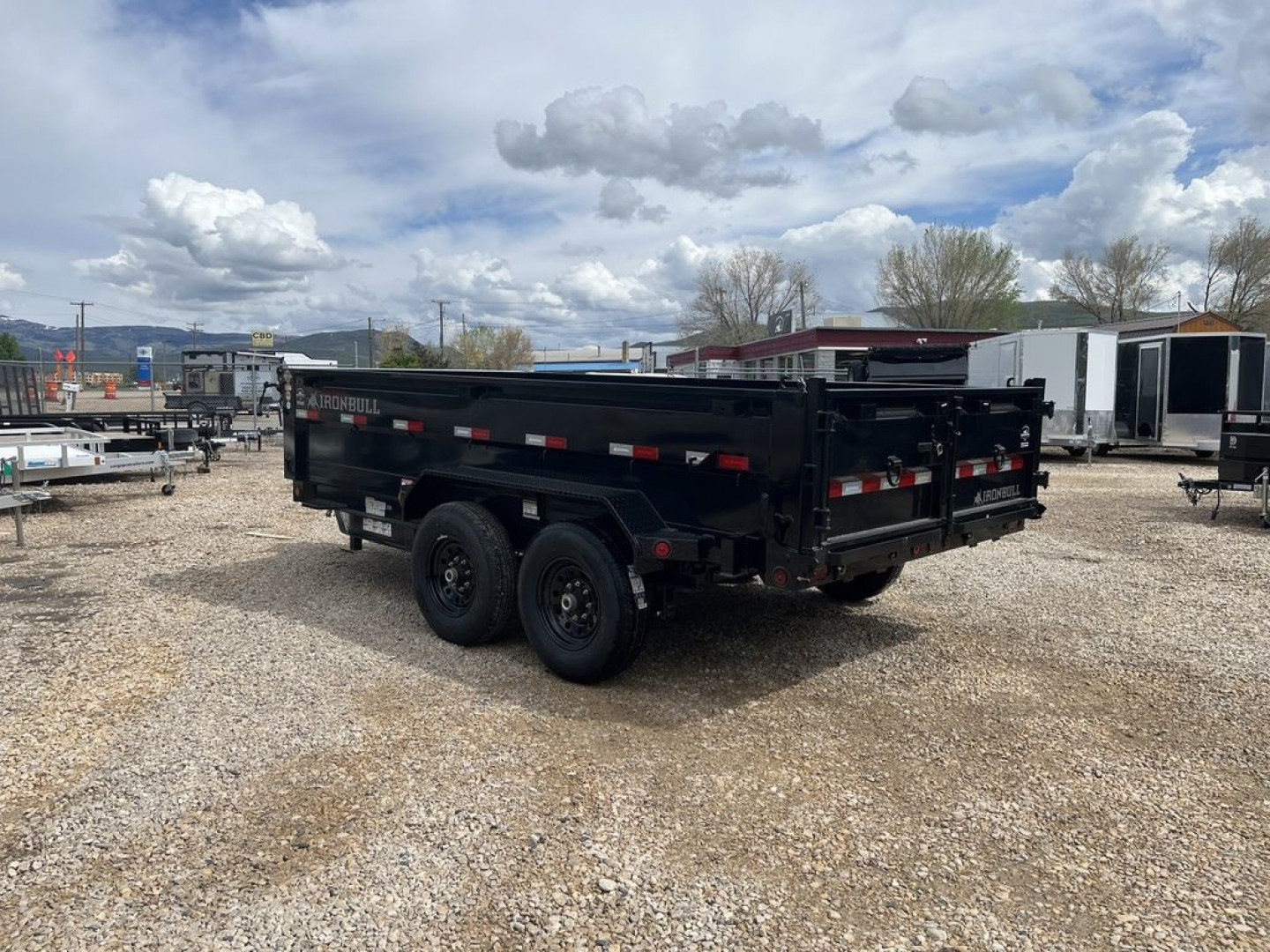 New 2024 Iron Bull Trailers 7X14 - 14K Dump Trailer W/ 24" Sides