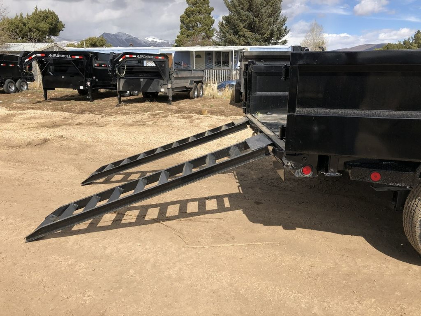 New 2024 Iron Bull Trailers 7X14 - 14K Dump Trailer W/ 24" Sides