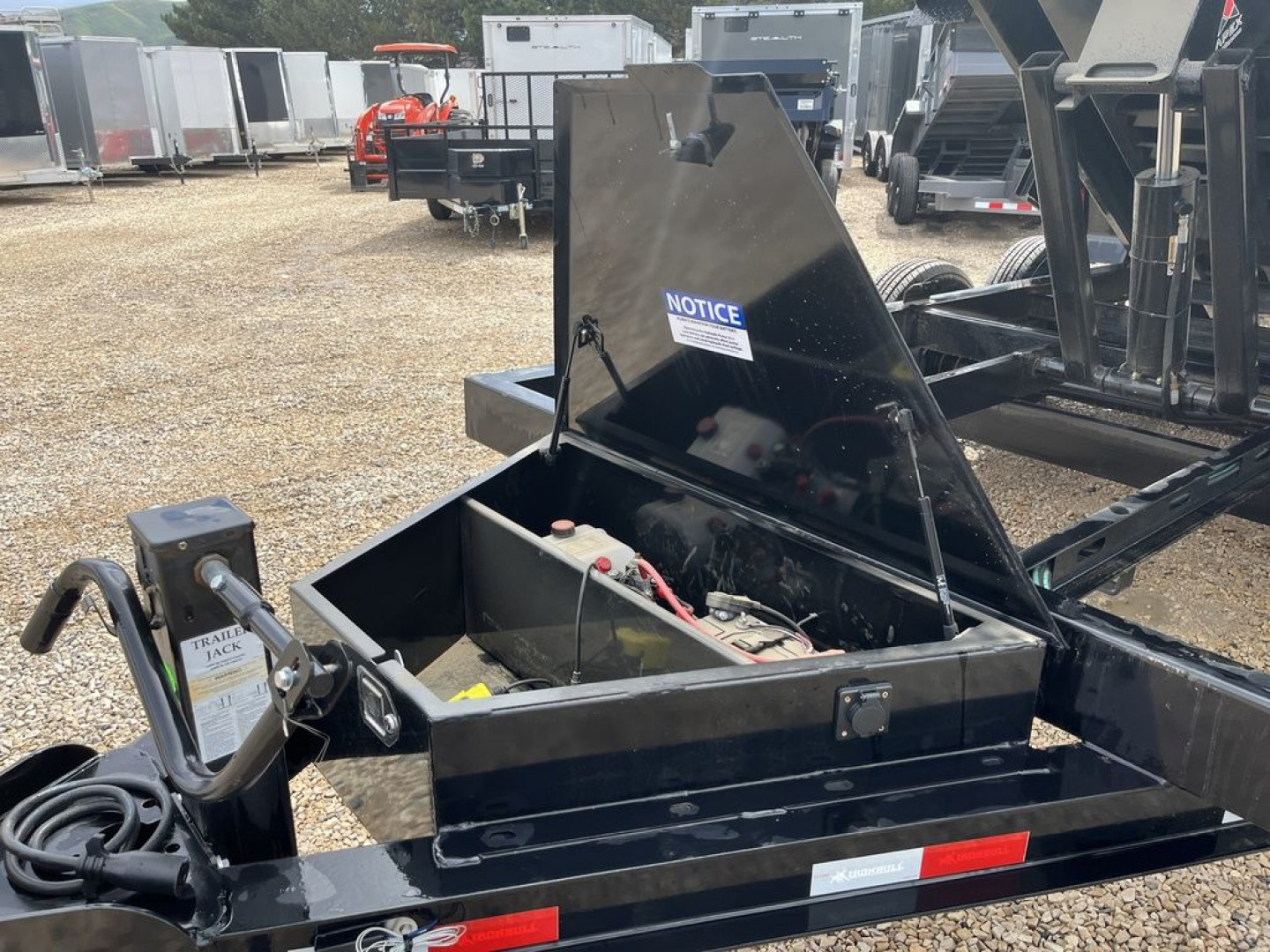 New 2024 Iron Bull Trailers 7X14 - 14K Dump Trailer W/ 24" Sides