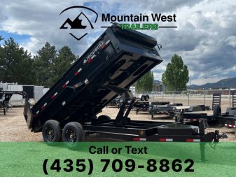 New 2024 Iron Bull Trailers 7X14 - 14K Dump Trailer W/ 24  Sides