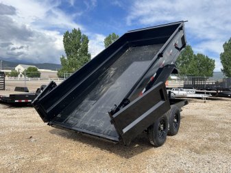 New 2024 Iron Bull Trailers 7X14 - 14K Dump Trailer W/ 24" Sides