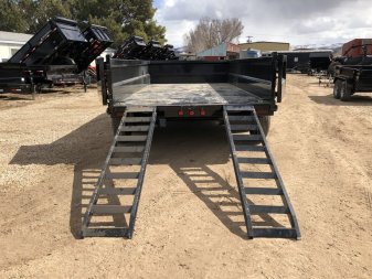 New 2024 Iron Bull Trailers 7X14 - 14K Dump Trailer W/ 24" Sides
