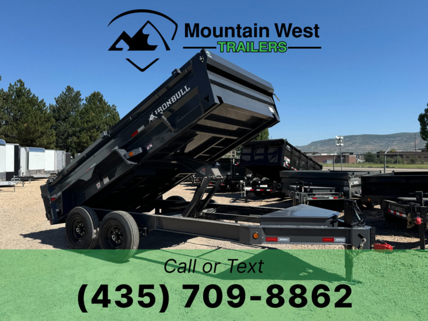 New 2026 Iron Bull Trailers 7X14-14.9K Dump Trailer