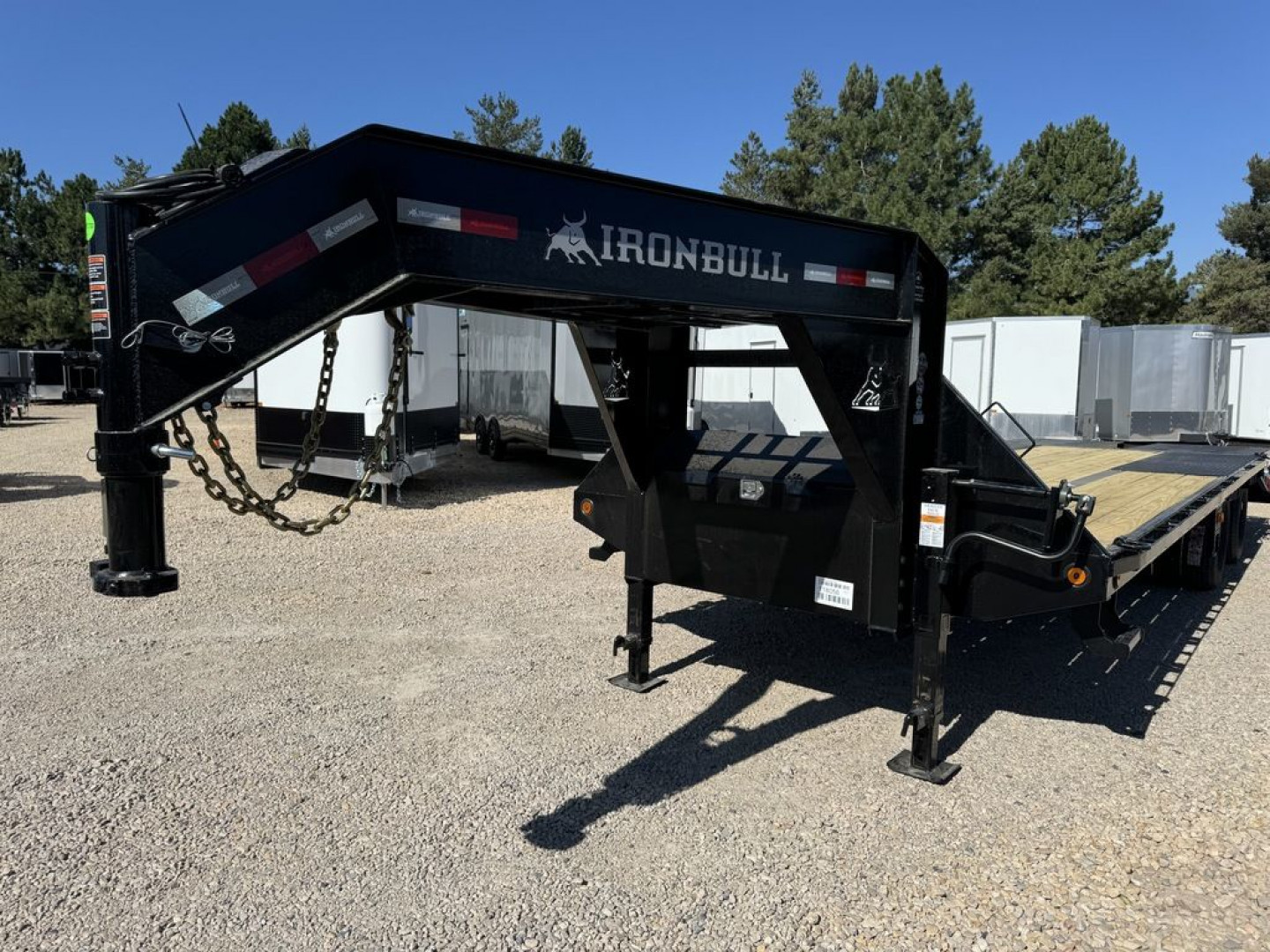 New 2026 Iron Bull Trailers 8.5X25-25.9K Flatbed Low Pro Gooseneck Trailer