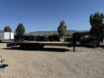 New 2026 Iron Bull Trailers 8.5X25-25.9K Flatbed Low Pro Gooseneck Trailer