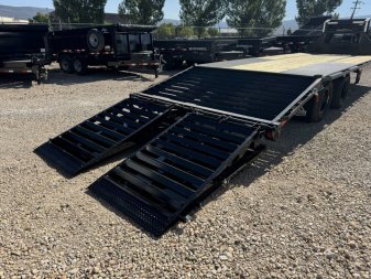 New 2026 Iron Bull Trailers 8.5X25-25.9K Flatbed Low Pro Gooseneck Trailer