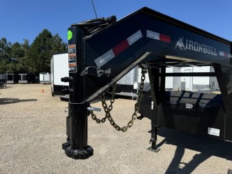 New 2026 Iron Bull Trailers 8.5X25-25.9K Flatbed Low Pro Gooseneck Trailer