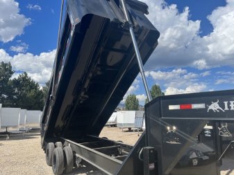 New 2023 Iron Bull Trailers 8.5X20-24.9K Deck Over Gooseneck Dump Trailer