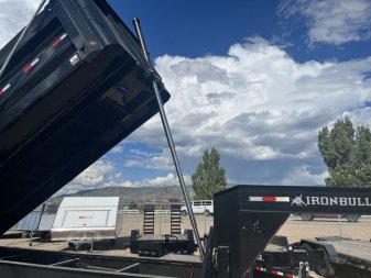 New 2023 Iron Bull Trailers 8.5X20-24.9K Deck Over Gooseneck Dump Trailer