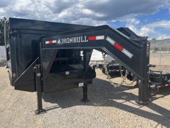 New 2023 Iron Bull Trailers 8.5X20-24.9K Deck Over Gooseneck Dump Trailer