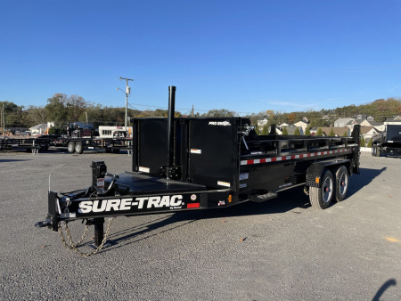 New 2026 Sure-Trac 82 X16 Pro Series 17.6k Dump Trailer