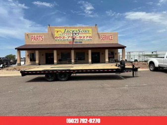 New 2024 Norstar 24x102 Ironbull Tandem Axle, 14K GVWR, 10  I-Beam, Deckover Equipment Trailer