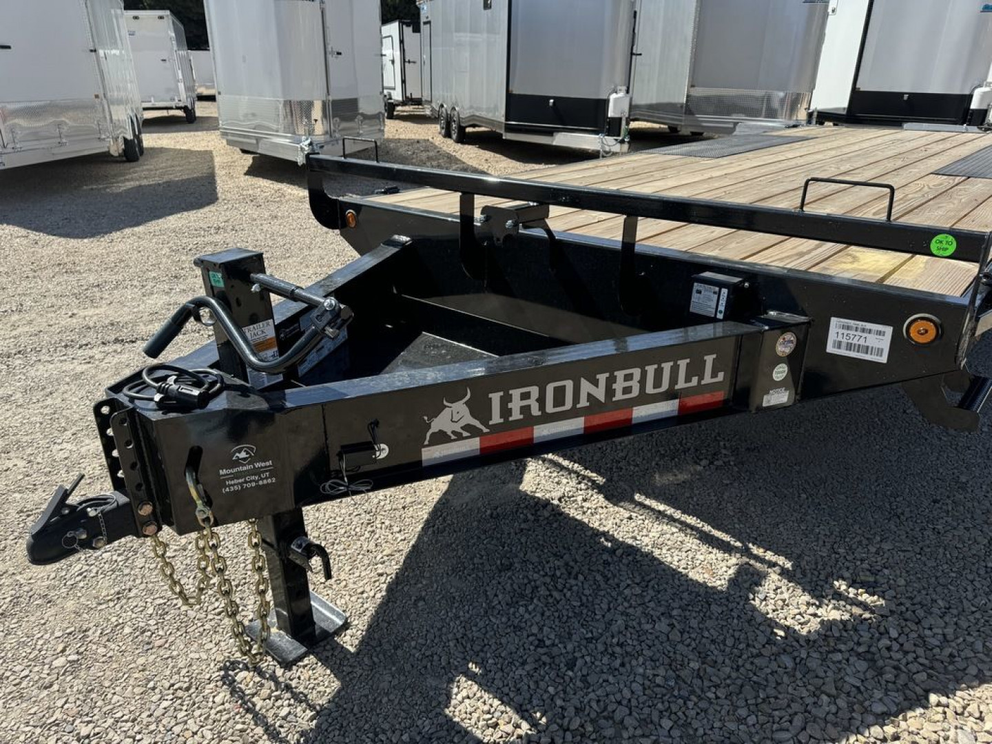 New 2025 Iron Bull Trailers 8.5X20-14.9K Deck Over Equipment Hauler