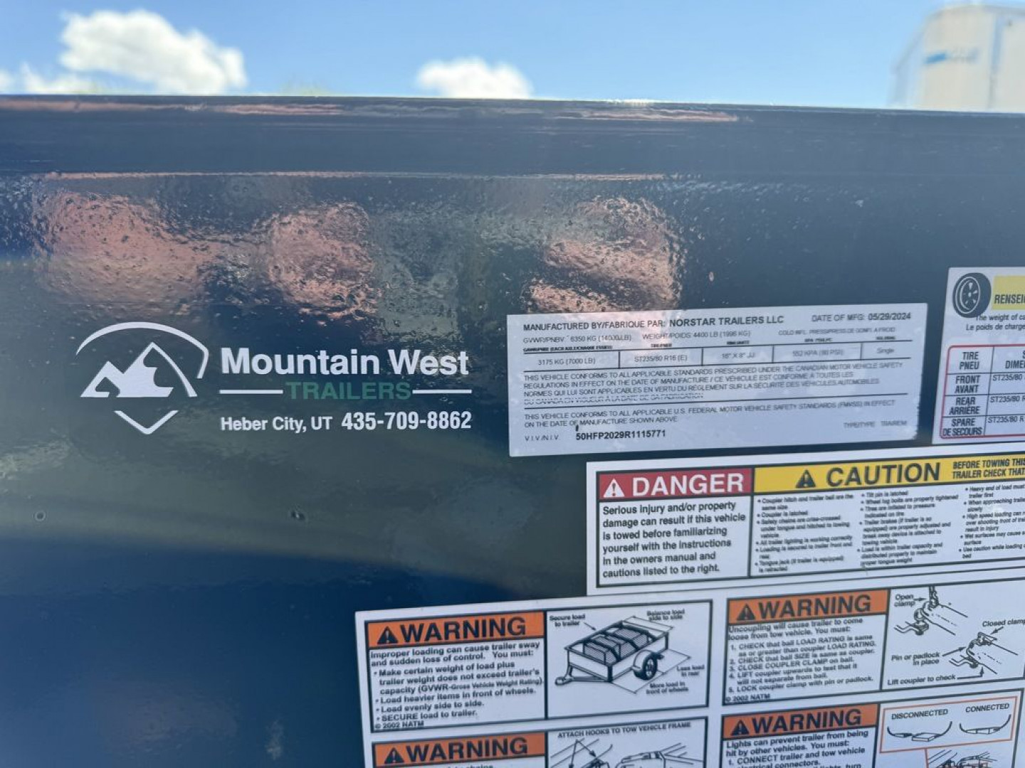 New 2025 Iron Bull Trailers 8.5X20-14.9K Deck Over Equipment Hauler