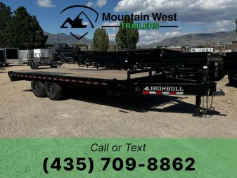New 2025 Iron Bull Trailers 8.5X20-14.9K Deck Over Equipment Hauler
