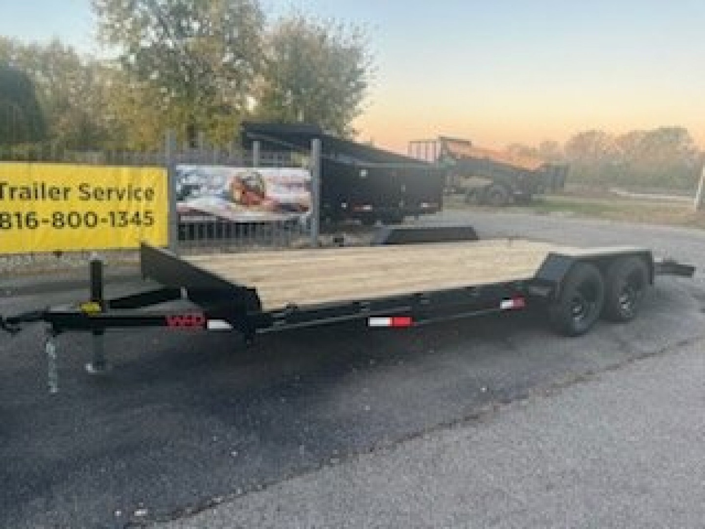 New 2025 Wd Trailers 83x22 Flatbed Trailer