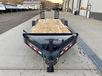 New 2024 Iron Bull 7x20' Equipment Trailer 14000# GVW * 8" I-BEAM FRAME * OVERSIZE TOOLBOX * LONGER 6' RAMPS * DEXTER AXLES * HD COUPLER