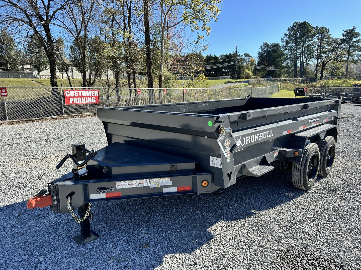 New 2024-Ironbull-DWB-7×14-2ft-Side-16k-Dump-IBDWB14-16k