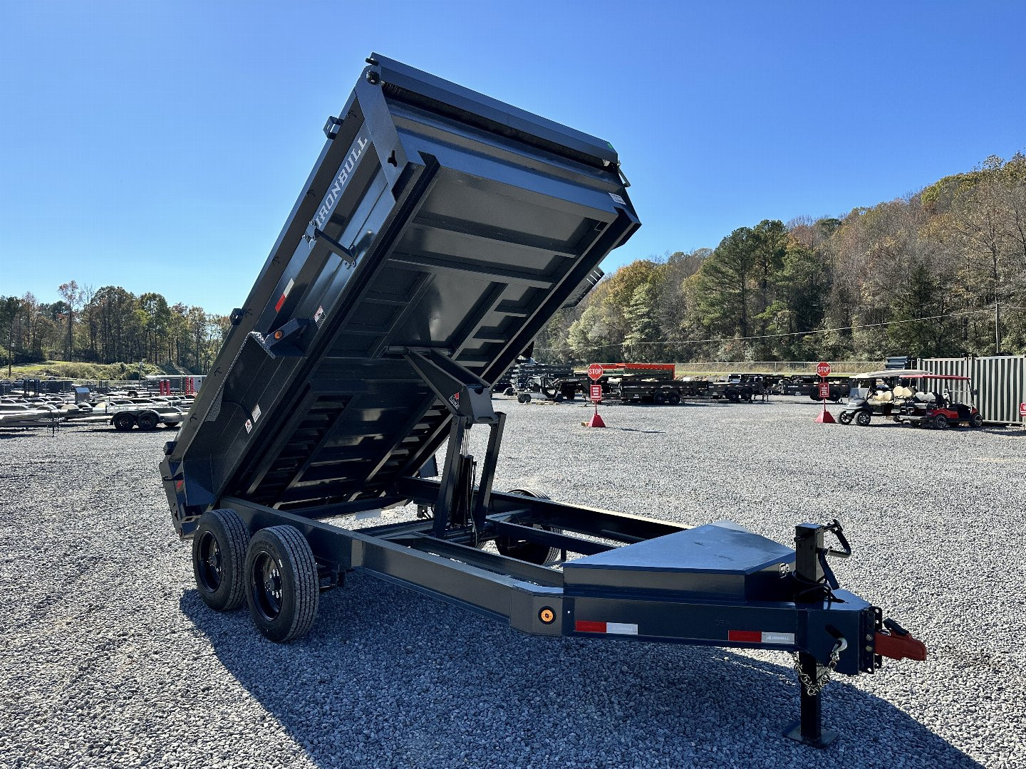 New 2024-Ironbull-DWB-7×14-2ft-Side-16k-Dump-IBDWB14-16k