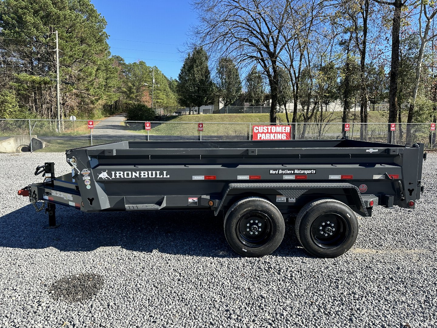 New 2024-Ironbull-DWB-7×14-2ft-Side-16k-Dump-IBDWB14-16k