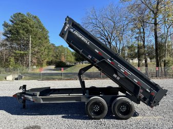 New 2024-Ironbull-DWB-7×14-2ft-Side-16k-Dump-IBDWB14-16k
