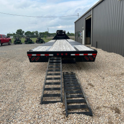 New 2023-Iron-Bull-Trailers-102”x40’-Lo-Pro-Gooseneck-Trailer-w/-Slide-in-Ramps-Black-1086001