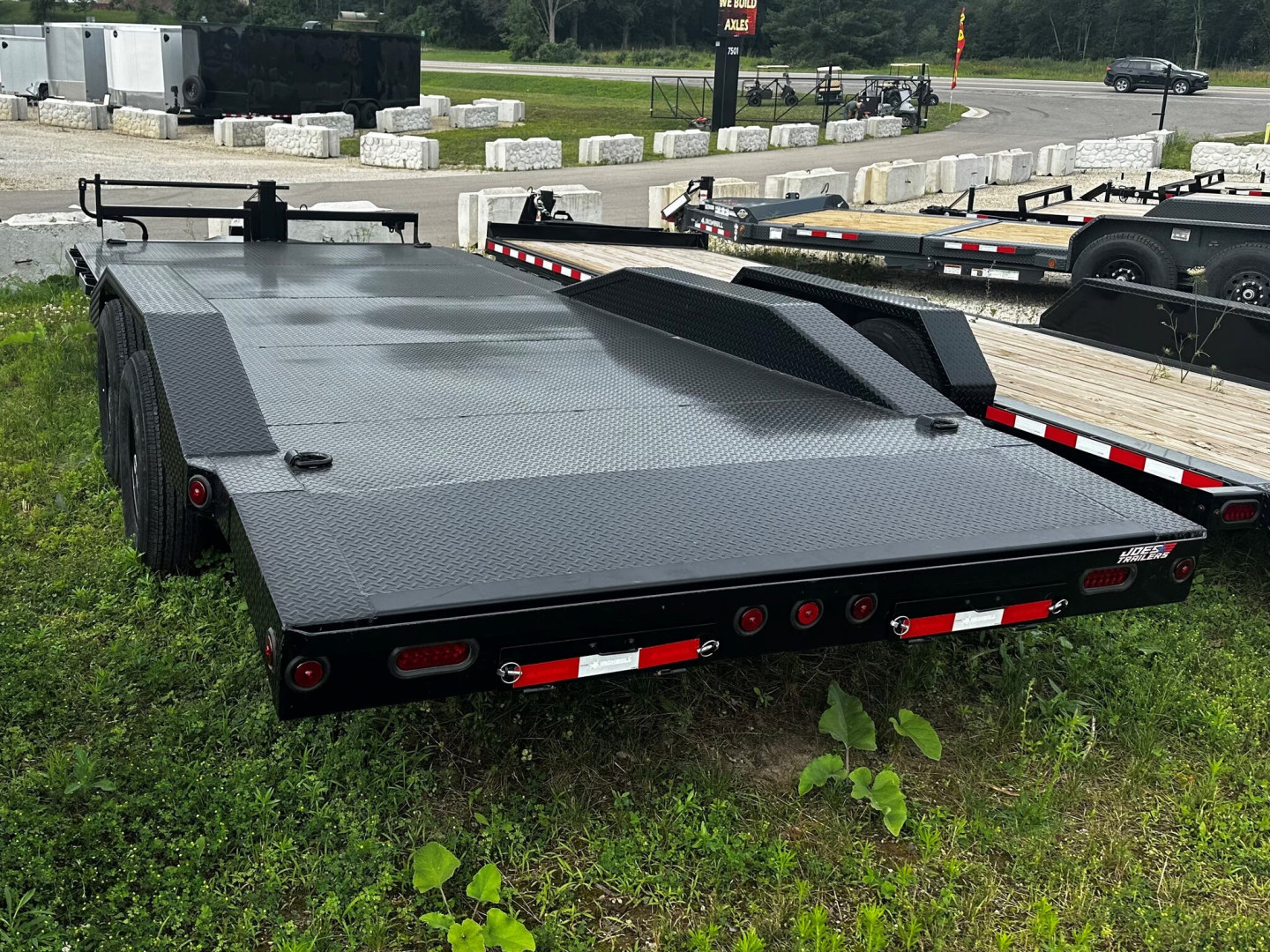 New 102" x 20' Driveover Equipment Trailer