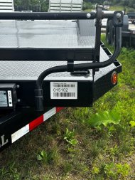 New 102" x 20' Driveover Equipment Trailer