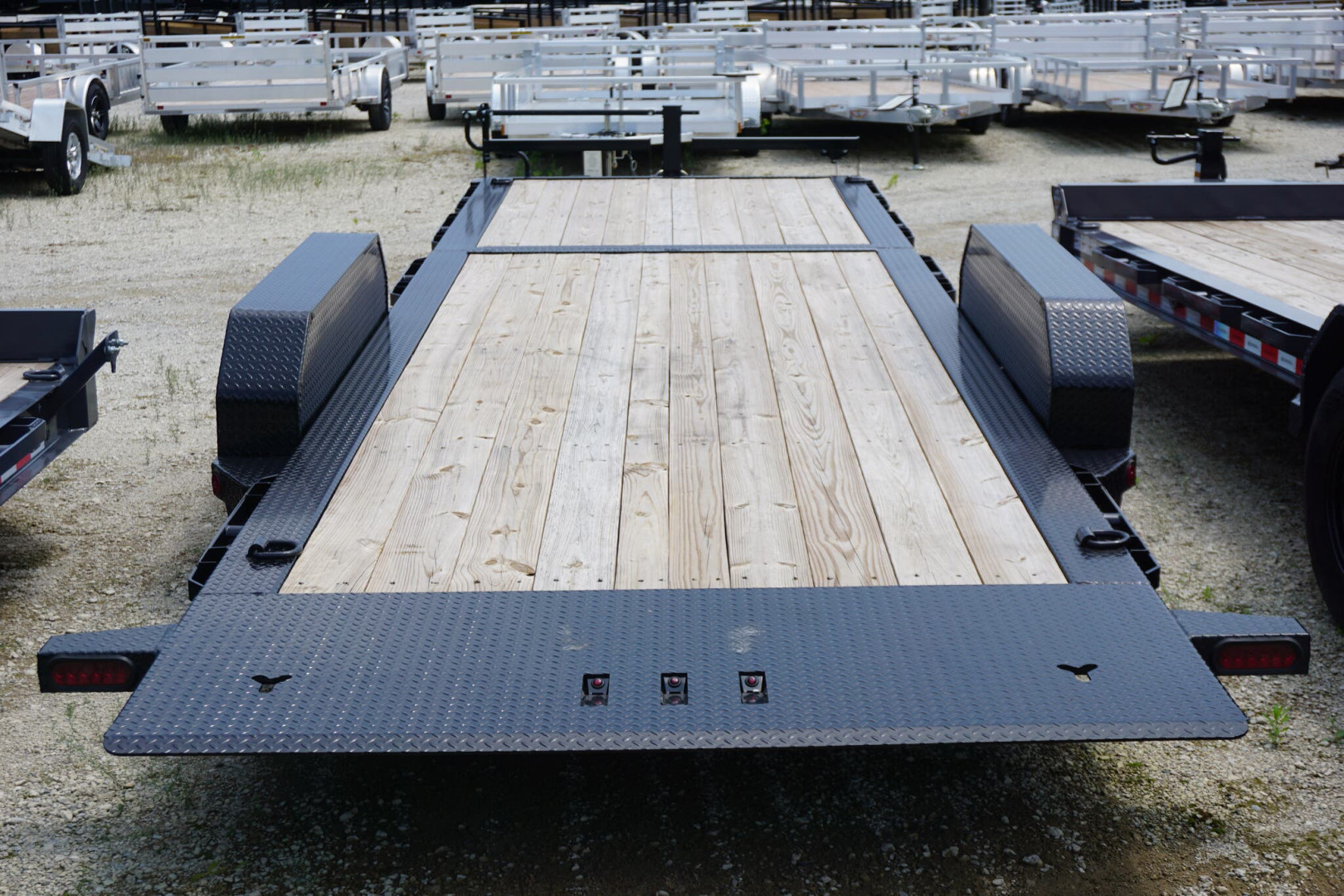 New 83" x 24' Tilt Bed Equipment Trailer