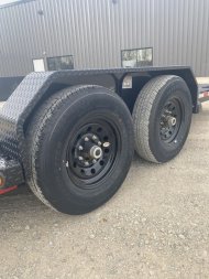 New 83'' x 22' Tilt Bed Equipment Trailer