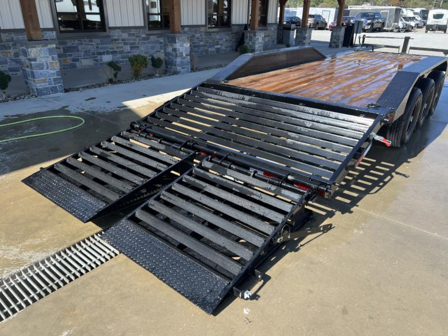 New 2025 Ironbull 102x24' Equipment Trailer 21000# GVW * TRIPLE AXLE * FULL WIDTH RAMPS * 102" DECK * DRIVE OVER FENDERS * 8" FRAME UPGRADE