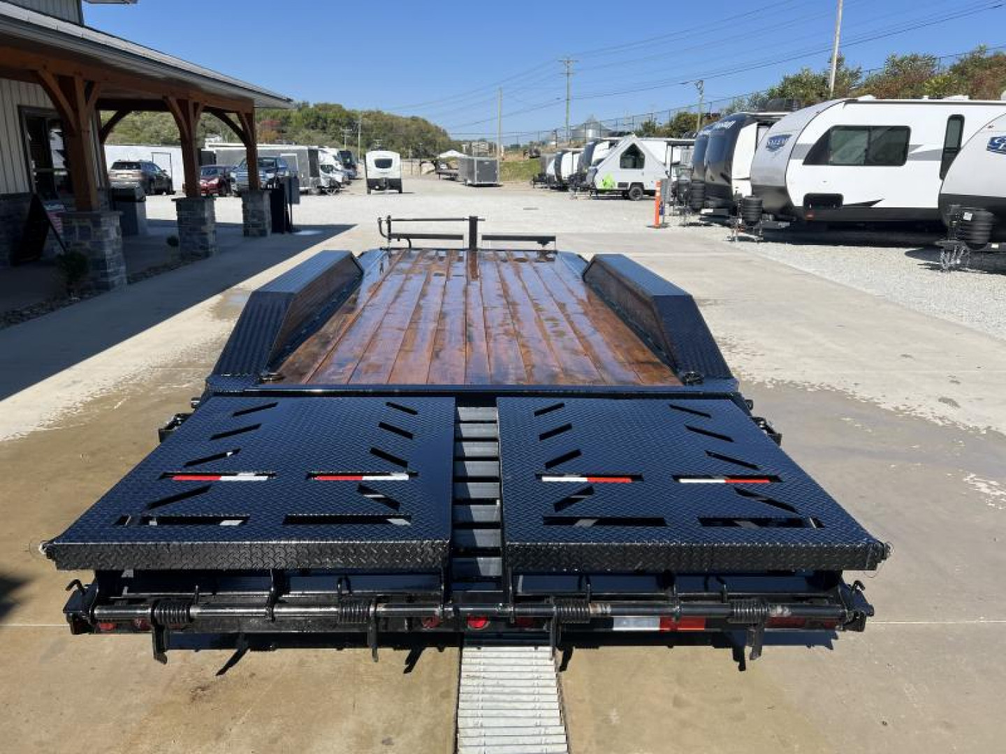 New 2025 Ironbull 102x24' Equipment Trailer 21000# GVW * TRIPLE AXLE * FULL WIDTH RAMPS * 102" DECK * DRIVE OVER FENDERS * 8" FRAME UPGRADE