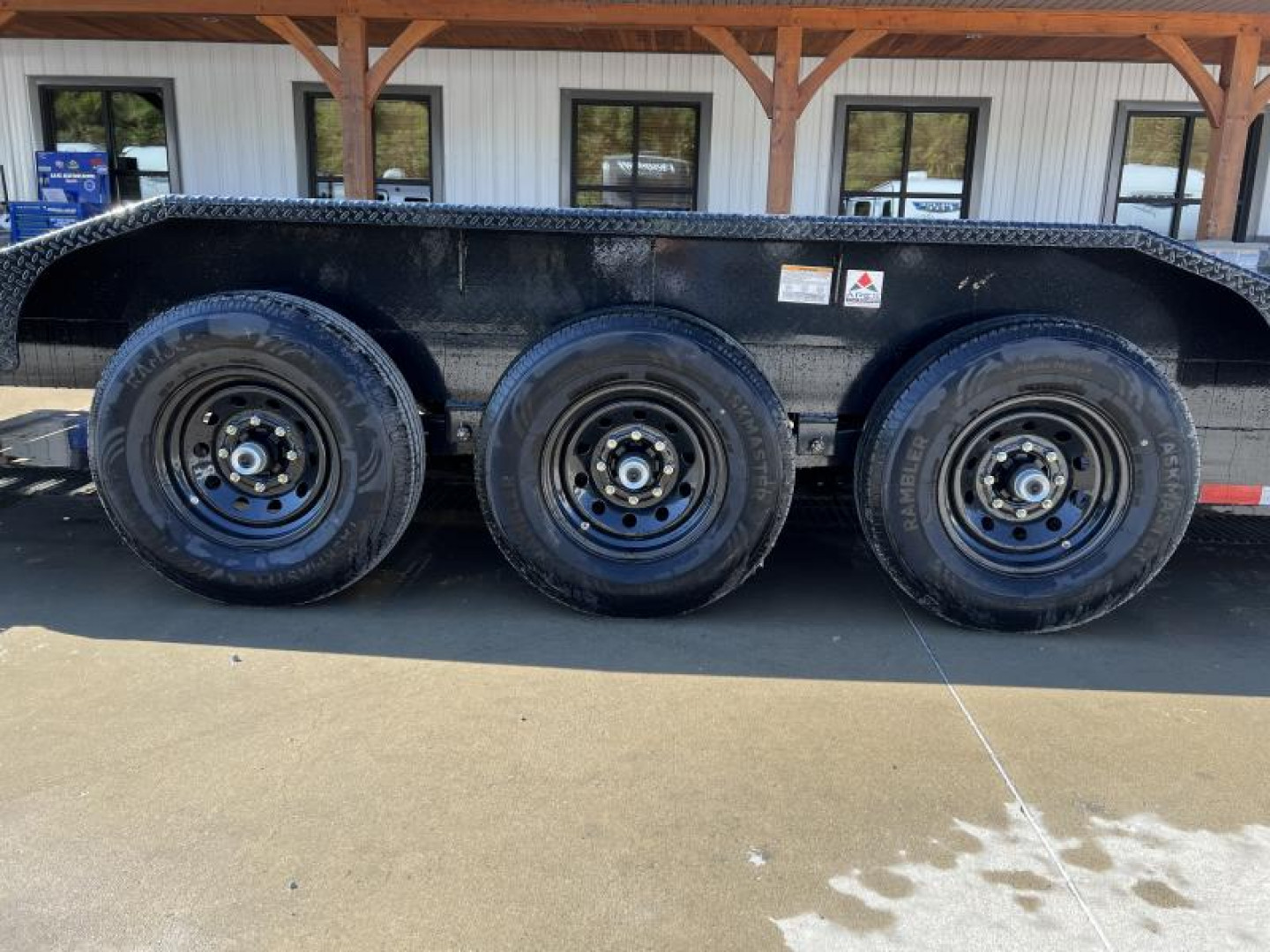 New 2025 Ironbull 102x24' Equipment Trailer 21000# GVW * TRIPLE AXLE * FULL WIDTH RAMPS * 102" DECK * DRIVE OVER FENDERS * 8" FRAME UPGRADE