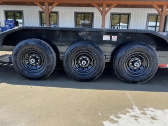 New 2025 Ironbull 102x24' Equipment Trailer 21000# GVW * TRIPLE AXLE * FULL WIDTH RAMPS * 102" DECK * DRIVE OVER FENDERS * 8" FRAME UPGRADE
