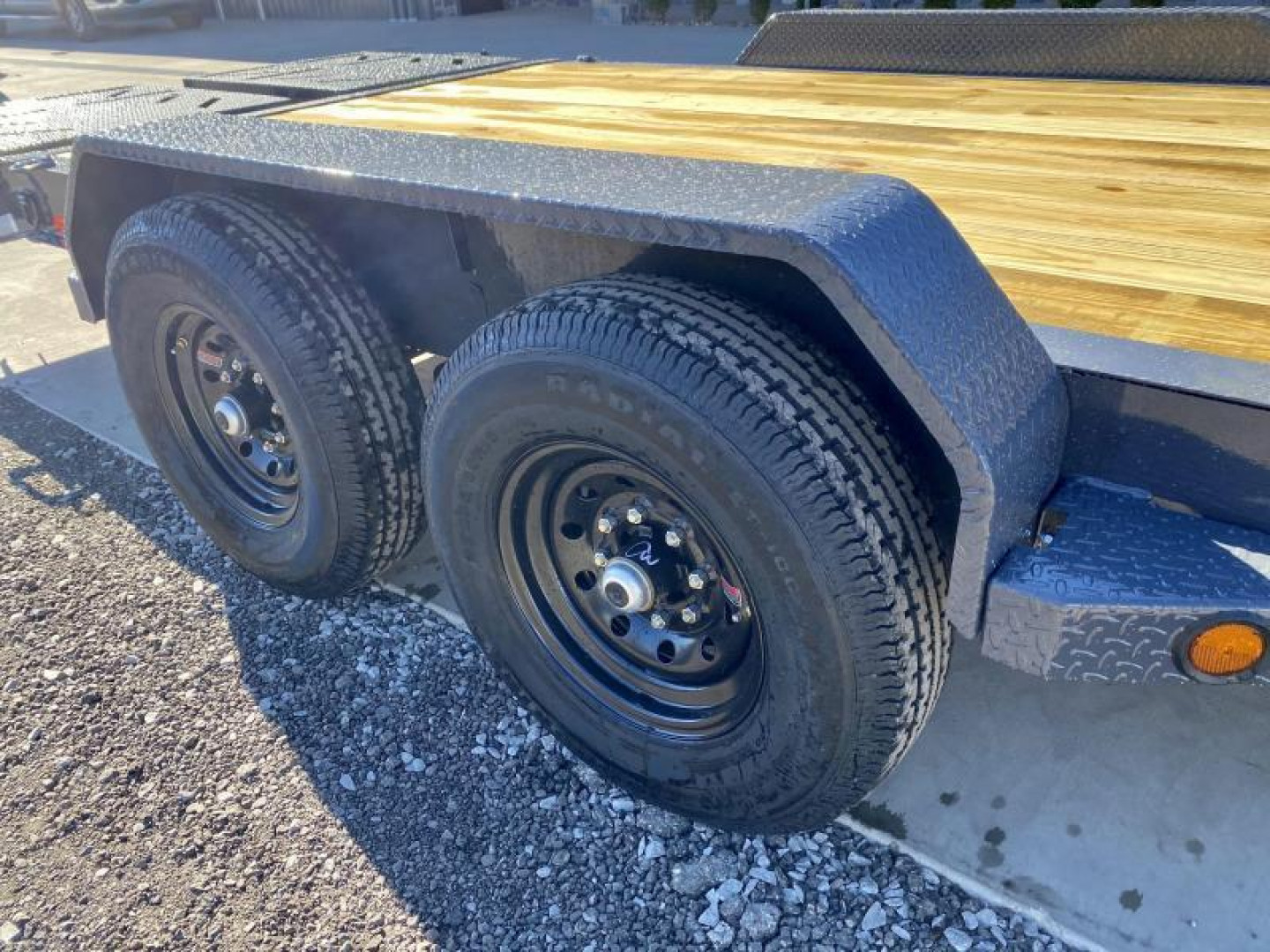 New 2025 Iron Bull 7x22' Equipment Trailer 14000# GVW * FULL WIDTH RAMPS * 8" I-BEAM FRAME * OVERSIZE TOOLBOX * DEXTER AXLES * HD COUPLER