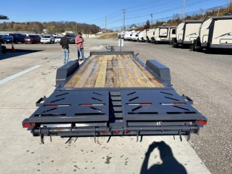 New 2025 Iron Bull 7x22' Equipment Trailer 14000# GVW * FULL WIDTH RAMPS * 8" I-BEAM FRAME * OVERSIZE TOOLBOX * DEXTER AXLES * HD COUPLER