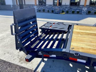New 2025 Iron Bull 7x22' Equipment Trailer 14000# GVW * FULL WIDTH RAMPS * 8" I-BEAM FRAME * OVERSIZE TOOLBOX * DEXTER AXLES * HD COUPLER