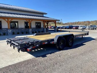 New 2025 Iron Bull 7x22' Equipment Trailer 14000# GVW * FULL WIDTH RAMPS * 8" I-BEAM FRAME * OVERSIZE TOOLBOX * DEXTER AXLES * HD COUPLER