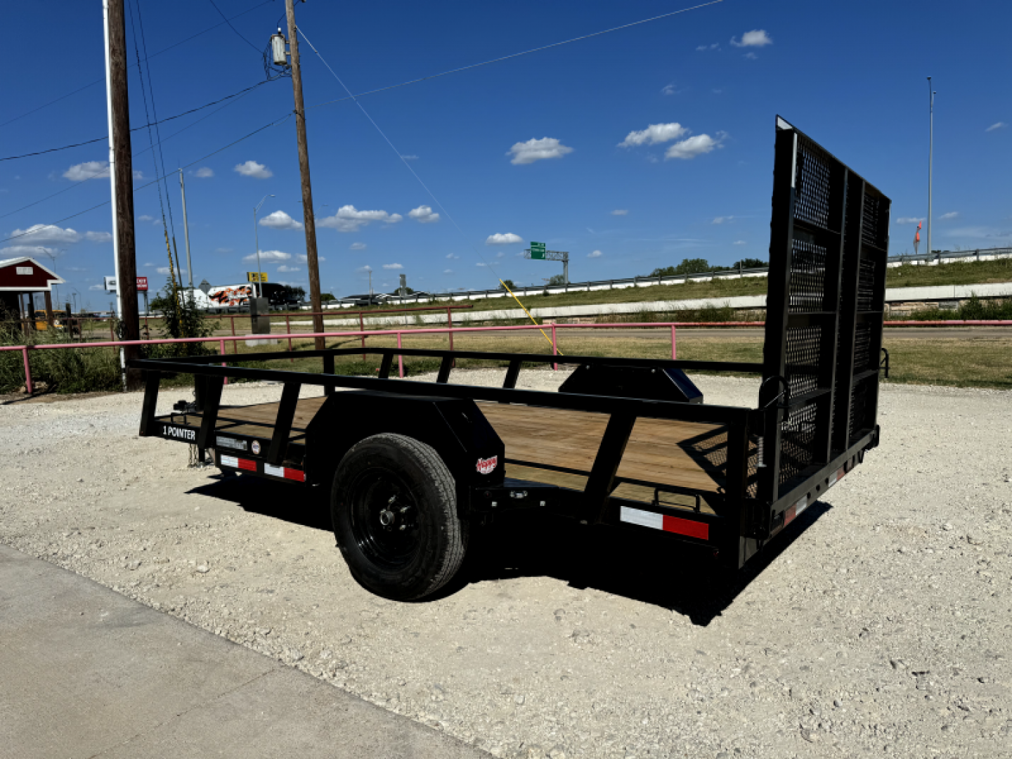 New 2025 Buckshot 6x12' Single Axle Utility Trailer - 1 Pointer