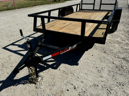 New 2025 Buckshot 6x12' Single Axle Utility Trailer - 1 Pointer