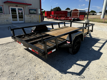New 2025 Buckshot 6x12' Single Axle Utility Trailer - 1 Pointer