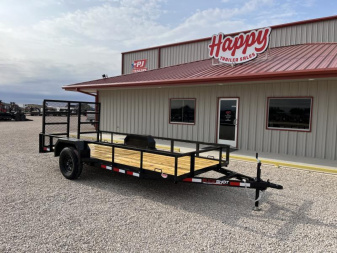 2024 Buckshot 6x14' Single Axle Utility Trailer - 2 Pointer
