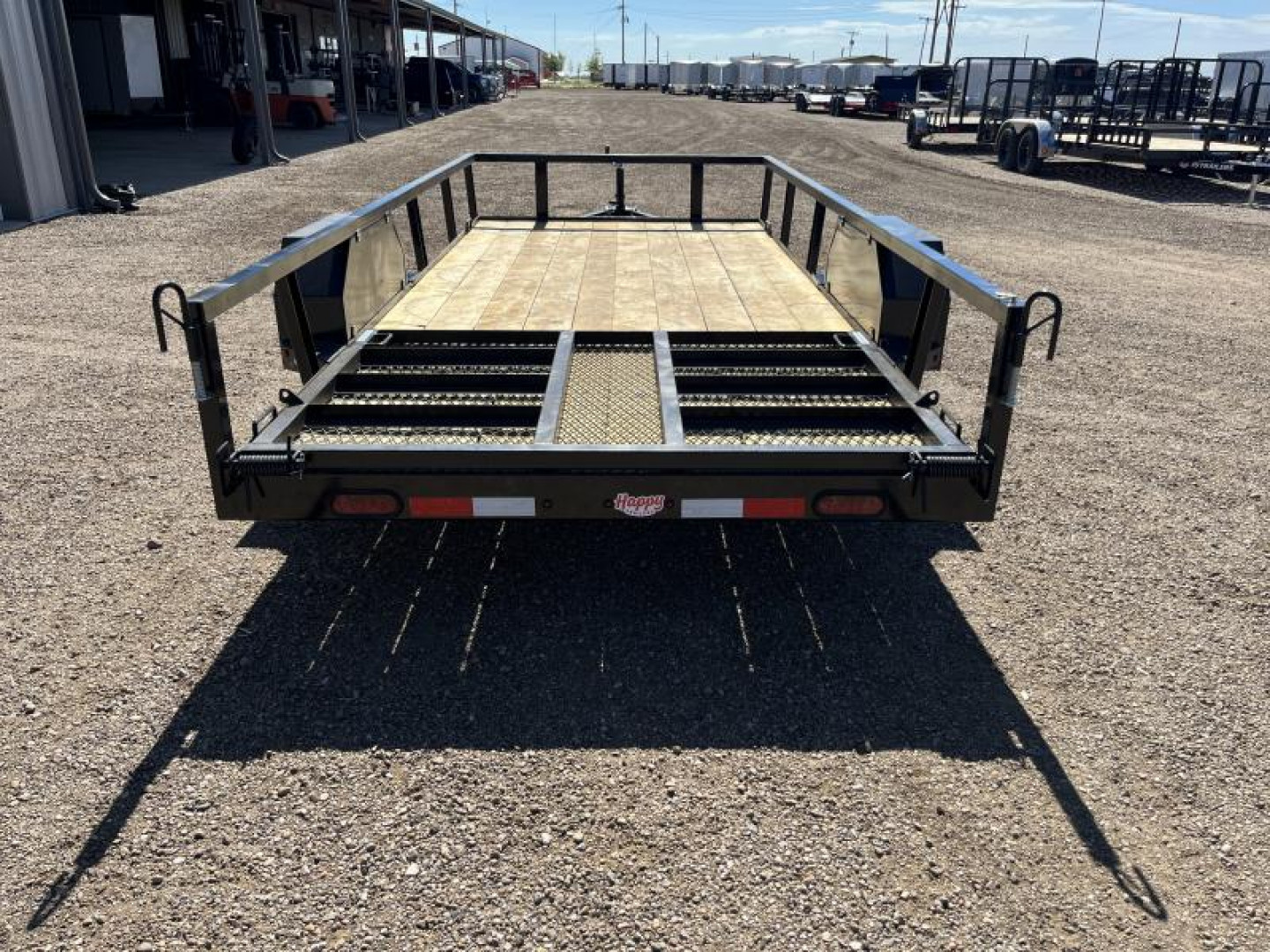 New 2024 Buckshot 6x14' Single Axle Utility Trailer - 2 Pointer