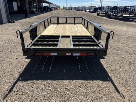 New 2024 Buckshot 6x14' Single Axle Utility Trailer - 2 Pointer
