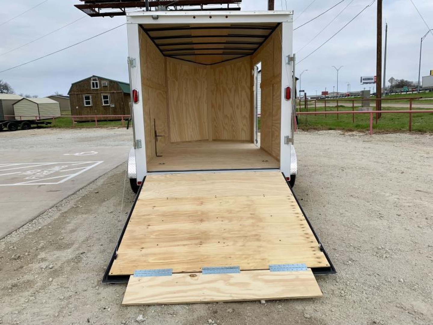 New 2024 RC Trailers 7'x12' V-Nose Enclosed Cargo Trailer - CGRCM