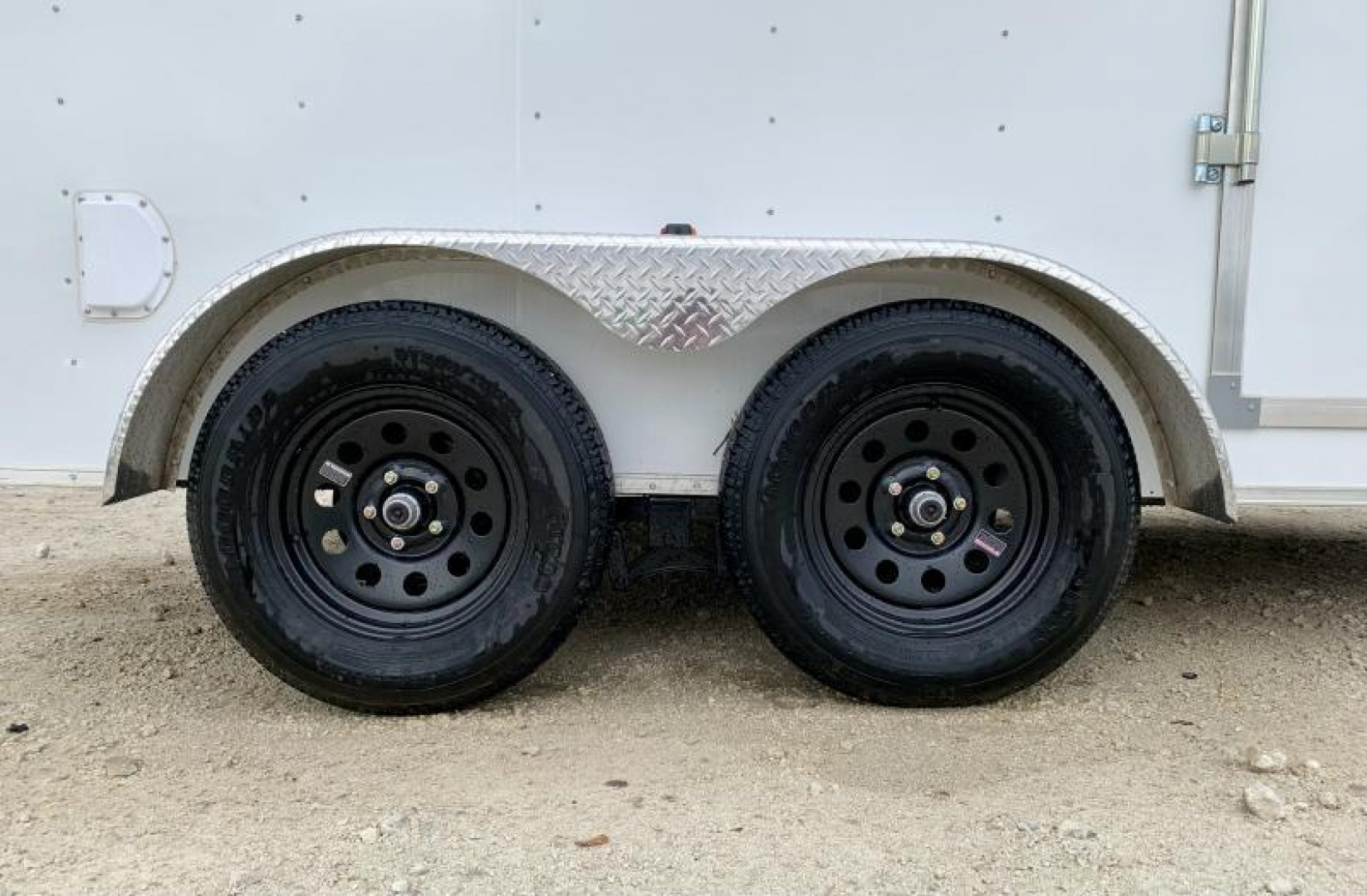 New 2024 RC Trailers 7'x12' V-Nose Enclosed Cargo Trailer - CGRCM