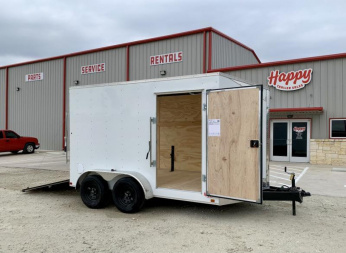 New 2024 RC Trailers 7'x12' V-Nose Enclosed Cargo Trailer - CGRCM